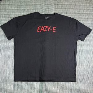 Eazy -‎ E Black Graphic Print T Shirt Mens Sz M New